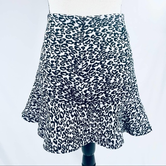OLSENBOYE Leopard Print Godet Skirt - Picture 2 of 9